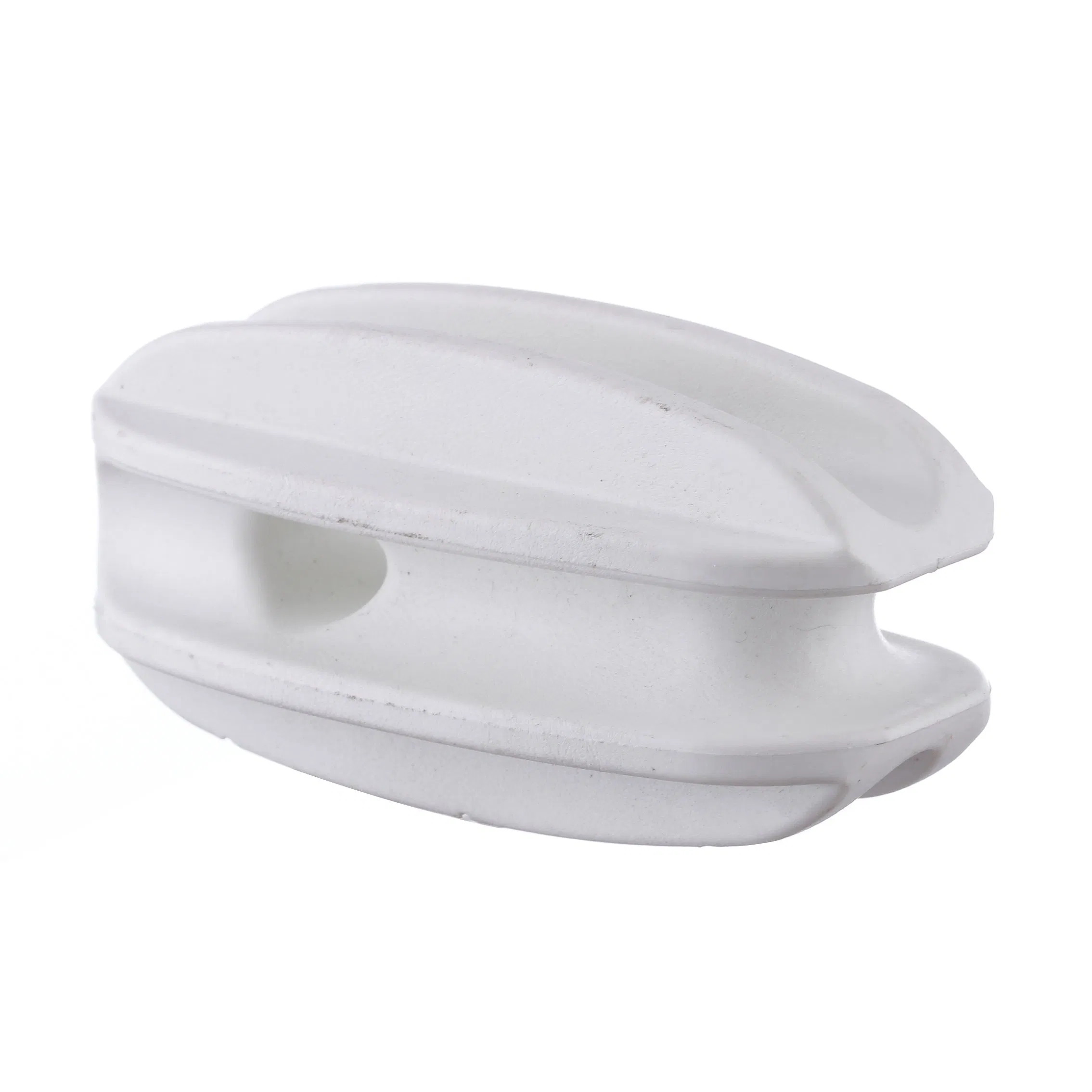 End Strain Insulator for Electric Fence System High Tension Wire Tensioner Farm Fencing Accessories Livestock Fence Plastic End Egg Insulator