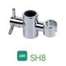 Adjustable Chrome Shower Head with Versatile Pedestal Mount