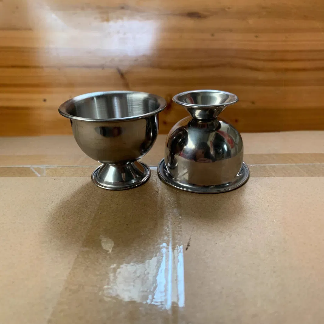 Elegant Stainless Steel Egg Cup for Western Food and Hot Pot