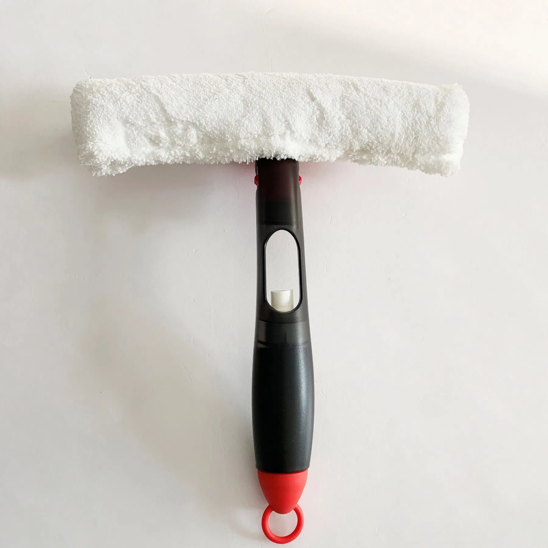 Spray Window Squeegee with ABS Plastic Parts ABS Water Tank and Double Sided Head Aluminium Holder with Rubber and Microfibre Pad for All Glass Cleaning