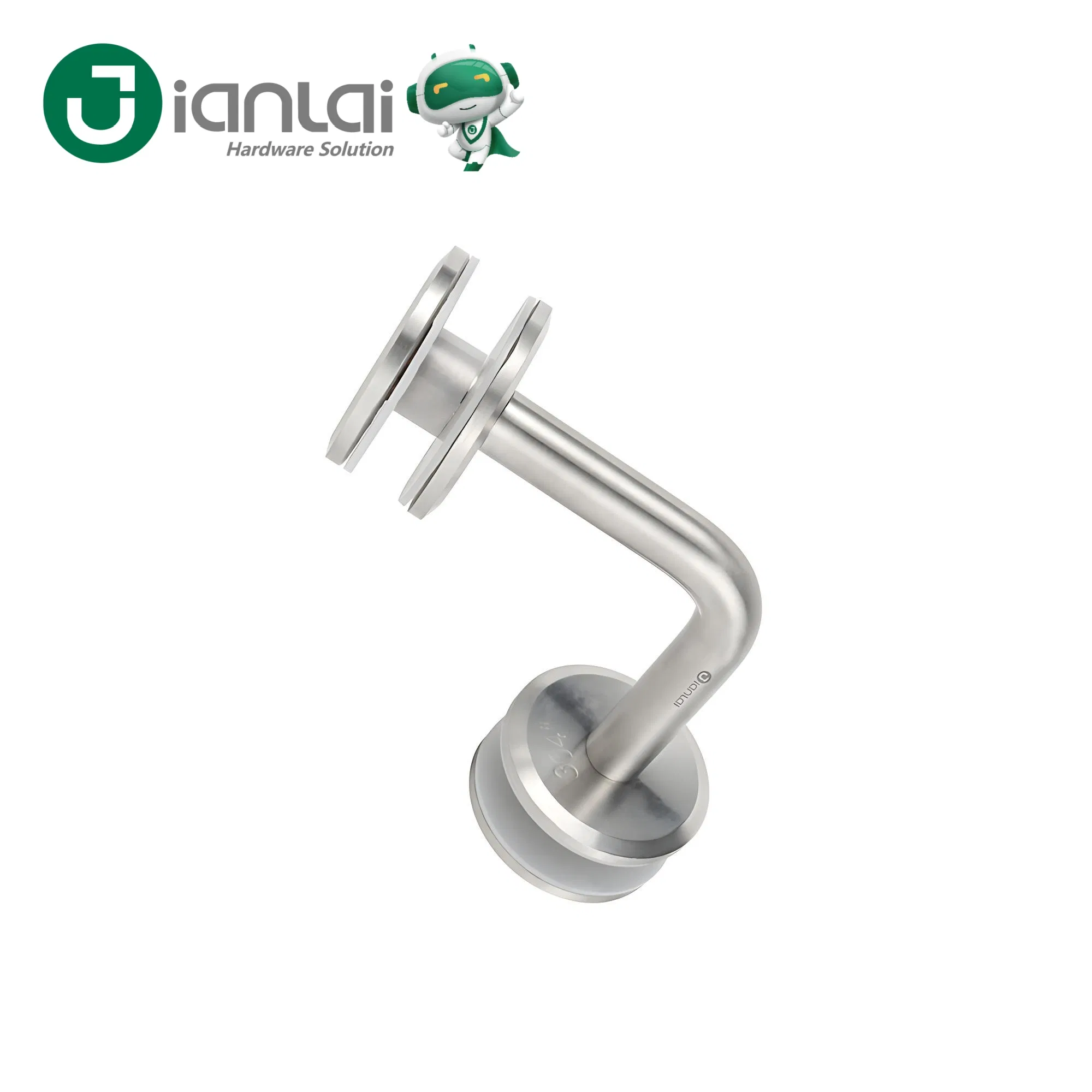Glass Railing Holder Stainless Steel Balustrade Glass Mounted Handrail Bracket