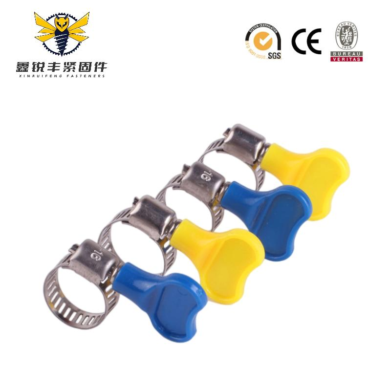 China 8-12mm Tight Lock Screw Worm Drive American Type Hose Clamp