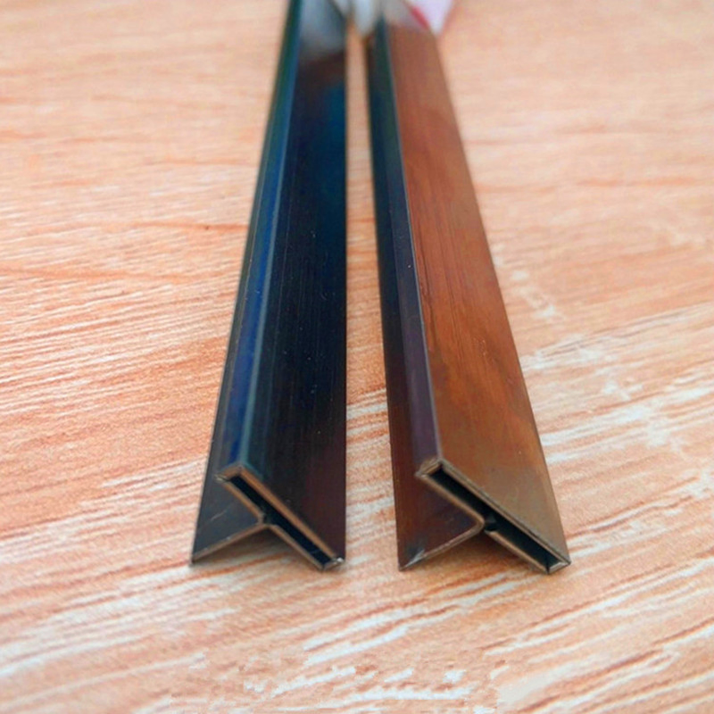 Wall Tile Edge Trim Mirror Stainless Steel T Shape Profile