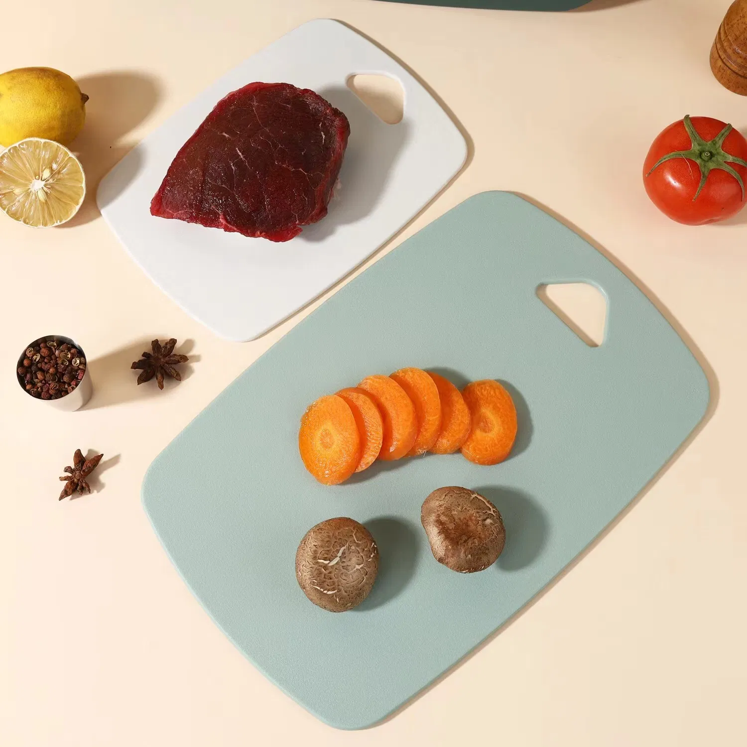 Набор разделочных досок пластиковых усиленных