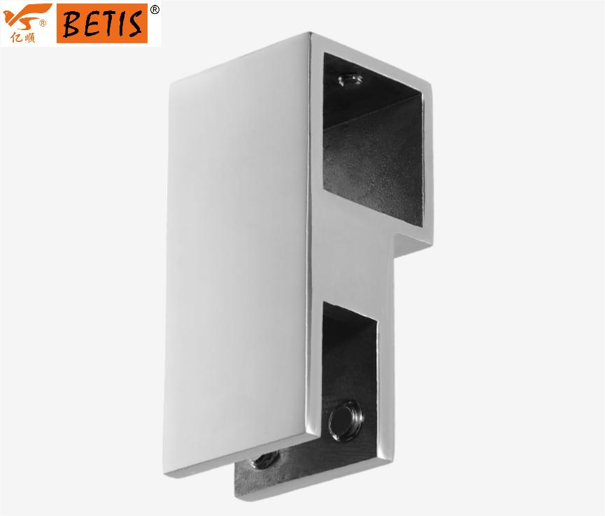Bathroom Shower-Enclosure Hardware Accessories Patch-Fitting 304-Stainless-Steel Fixed-Panel to Support-Bar Pipe Holder