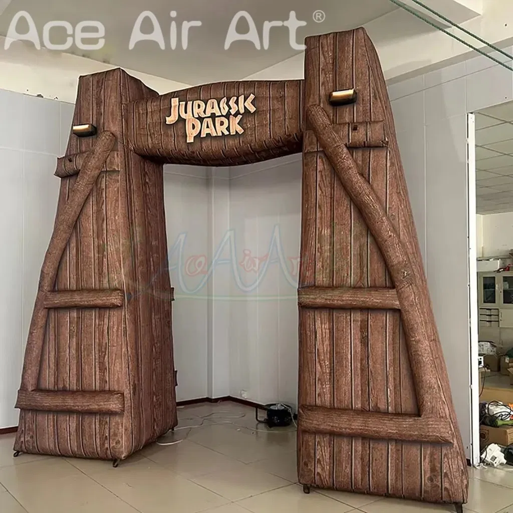 Customized Inflatable Jurassic Park Entrance Arch for Amusement Park