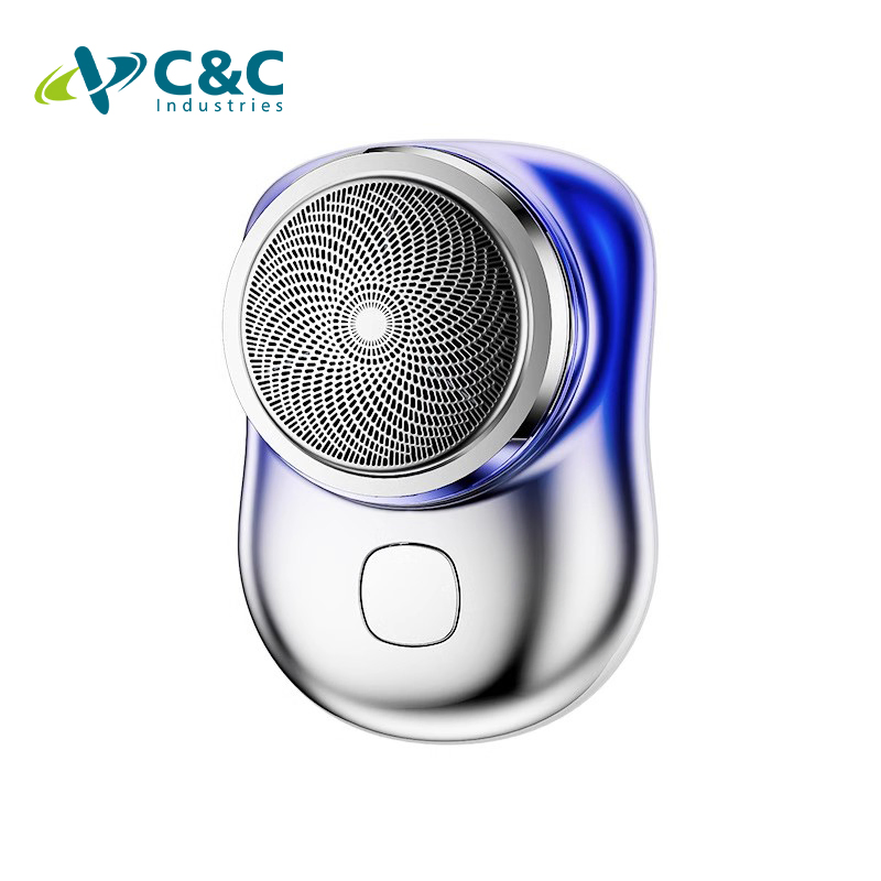 Portable Mini Electric Shaver for Men with Rechargeable Battery