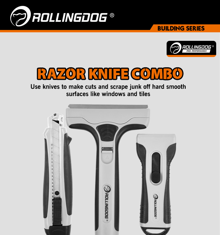 Rolingdog-PRO 50419 Razor Knife Combo Removal Clean Hand Tools