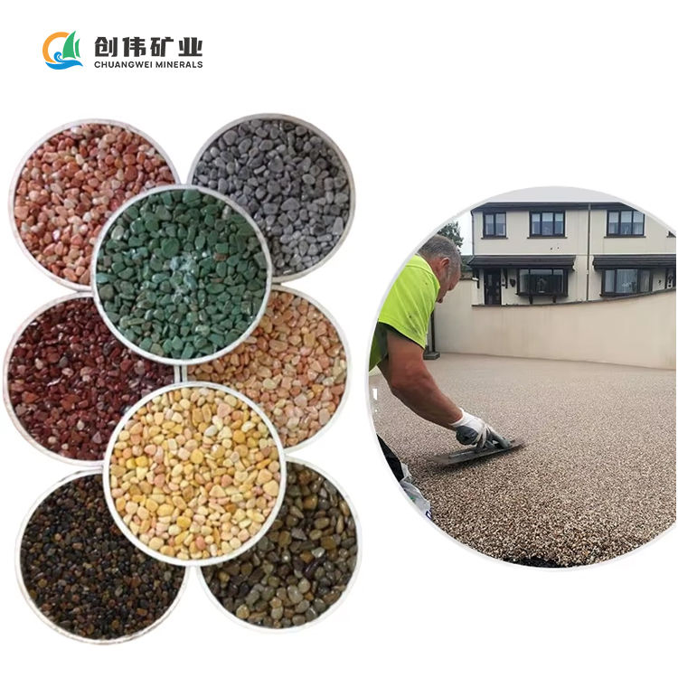Premium White Natural Stone Crushed Gravel for Landscaping