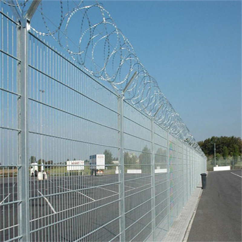 358 High Security Anti Climb Fence Welded Wire Mesh Steel Fence Panel