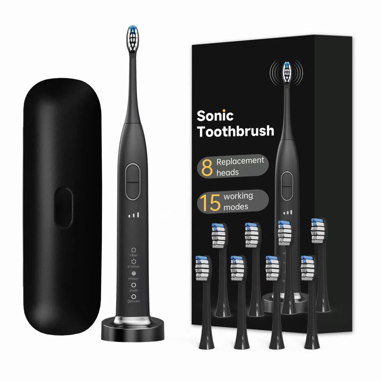 Rechargeable Electric Toothbrush Pressure Sensor Massage Toothbrush