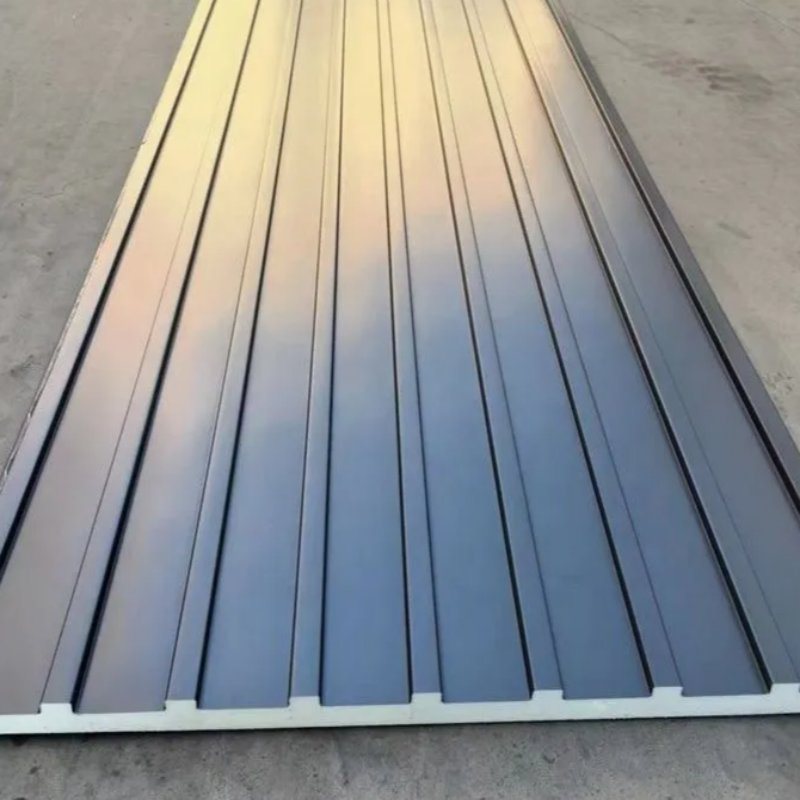 4m/5m/6m Heat-Resistant Aluminum Metal Great Wall Sandwich Roofing Tile