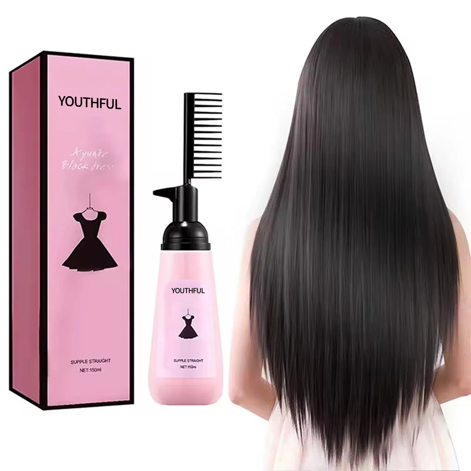 150ml Wash Straight and Soft Hair Straightening Cream