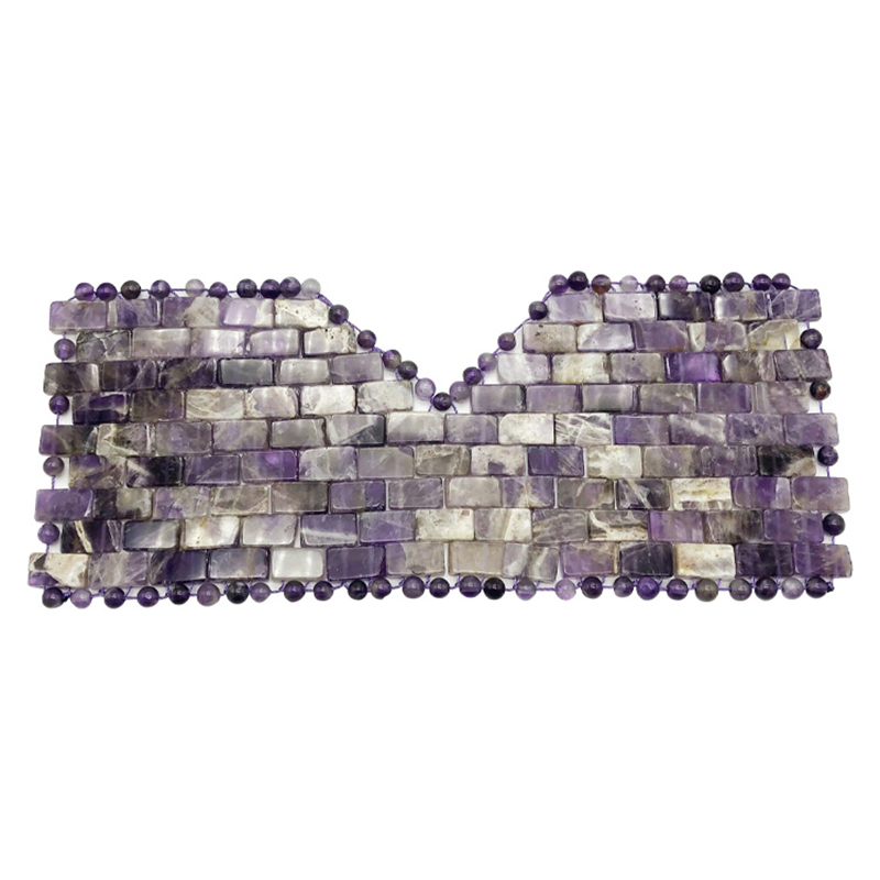2025 Wholesale Amethyst Jade Sleep Silk Eye Masks