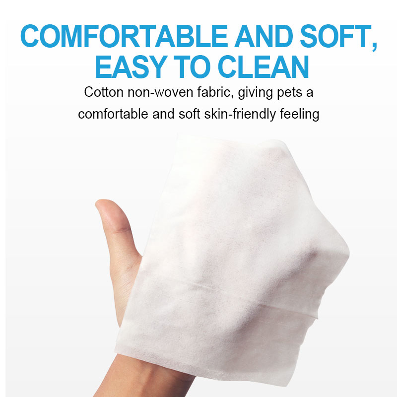 Hot Sale Pet Supplies 100% Native Pet Ear Wipes Organic Biodegradable Pet Wipes
