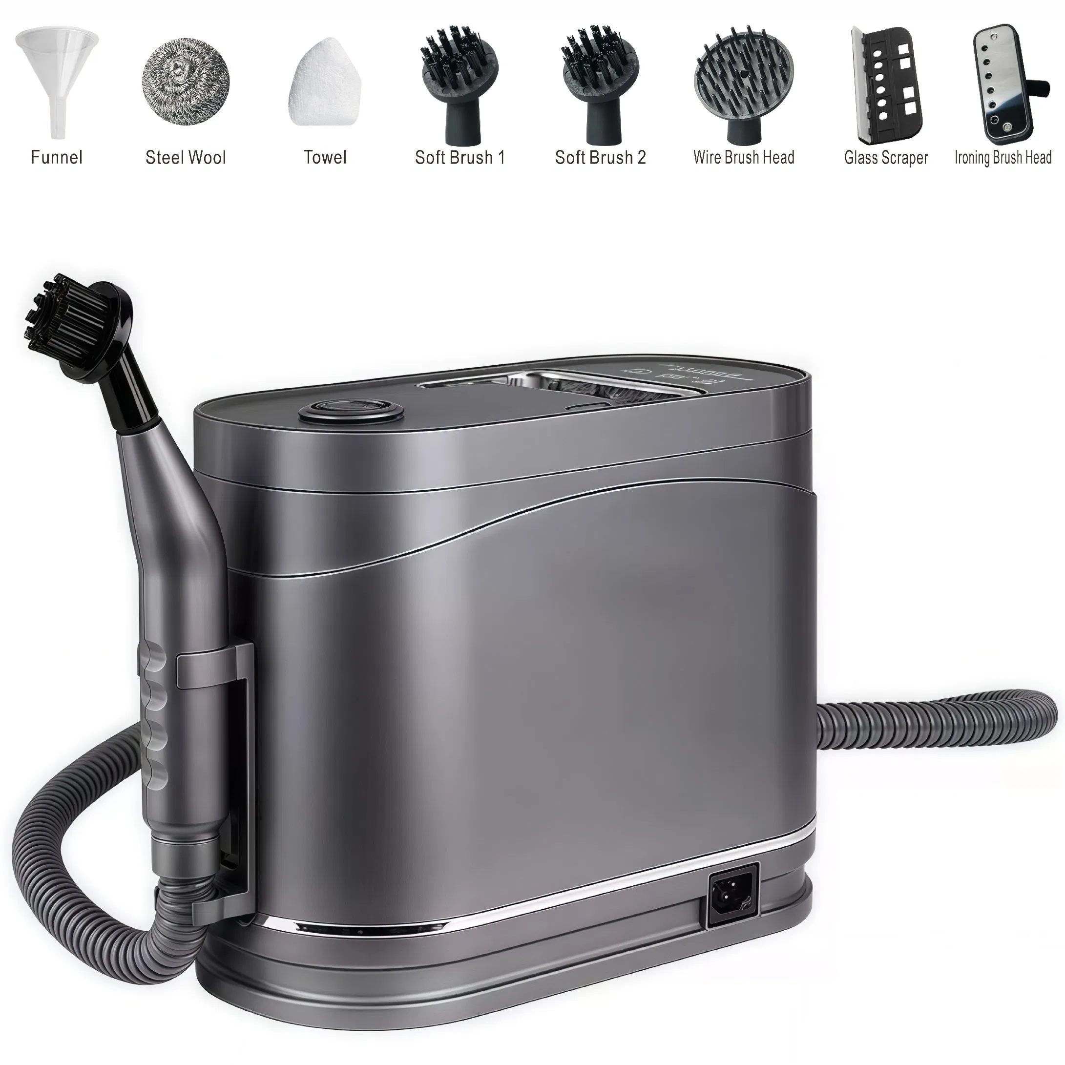 2025 new design 1200ml water tank Multi function Household Steam Cleaner with 3.5-4.5 Bar Steam Pressure and Blue Light Anti-bacterial Function