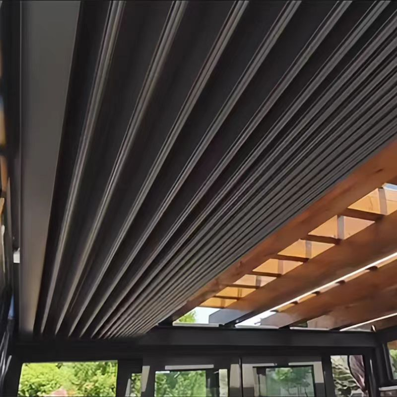 Sunroom Smart Electric Folding Aluminum Alloy Roof Canopy