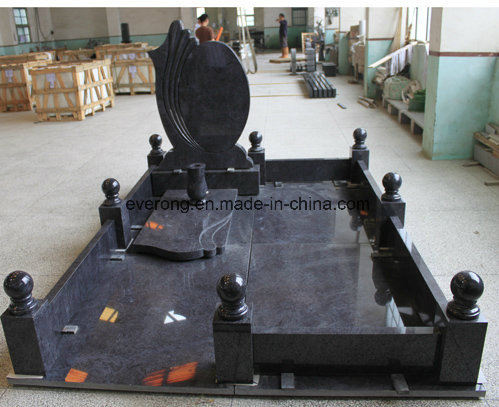 Bahama/Vizag Blue Granite Headstone/Gravestone/Tombstone/ Monument