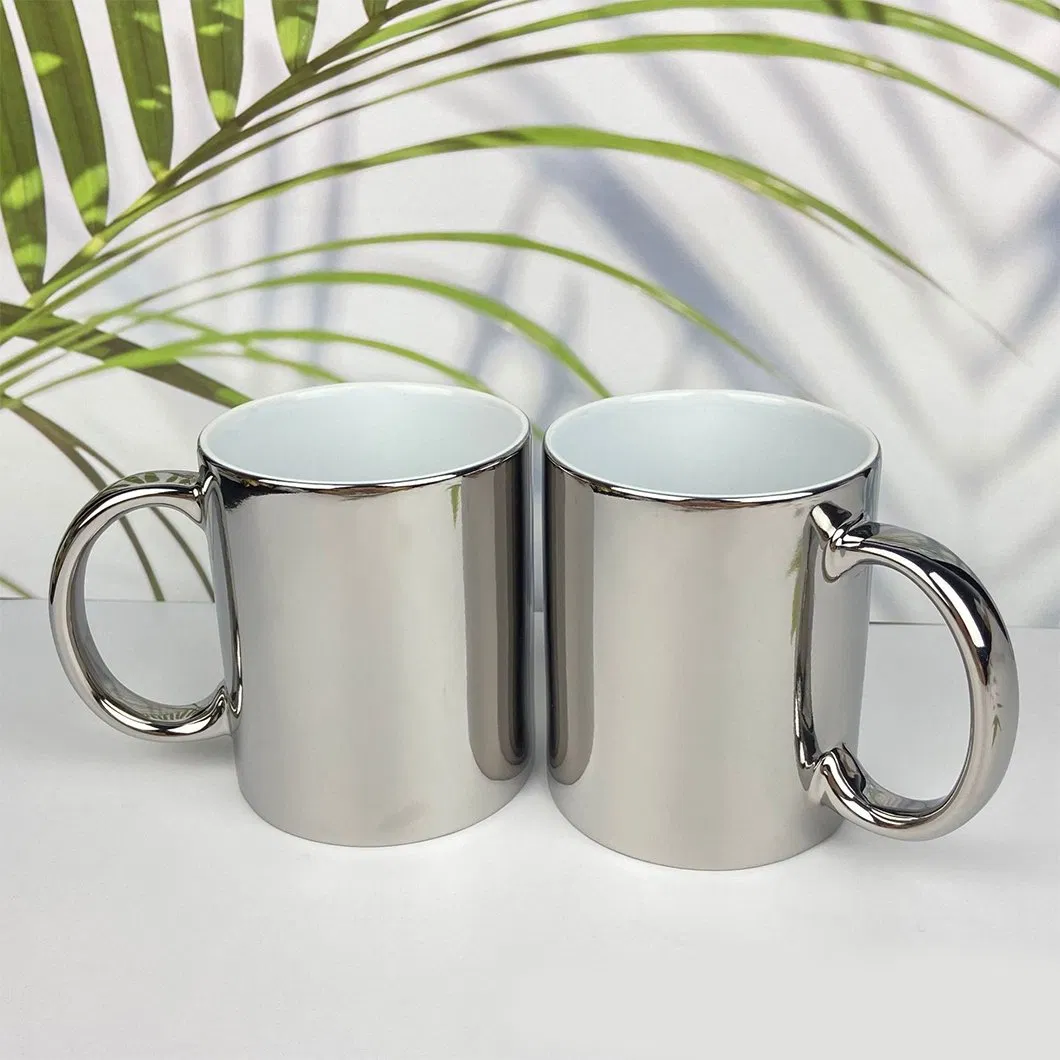 Кружка для сублимации 11oz с золотым покрытием, персонализация