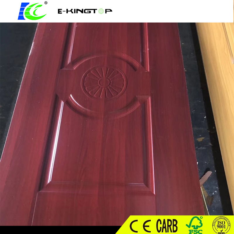Wood Veneer Faced Moulded HDF Door Skin