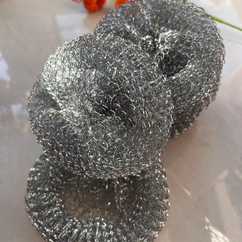 Pots Pans Cleaning Iron Mesh Scourer with Galvanized Gi Wire for Home Furniture
