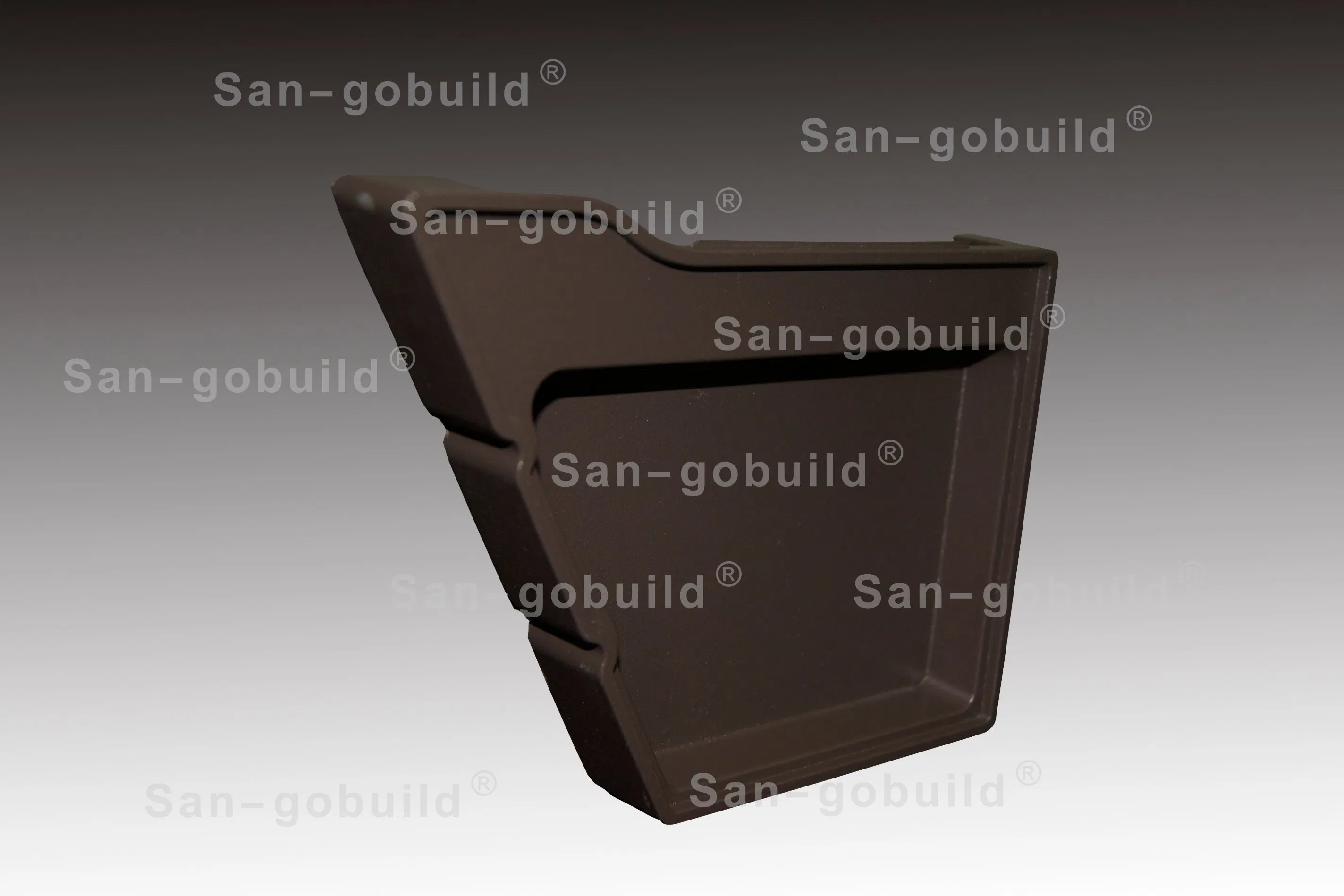 Central America Aluminium Rain Gutters Pipe System Never Rust Low Maintenance Easy Installation China Factory Cheap Price