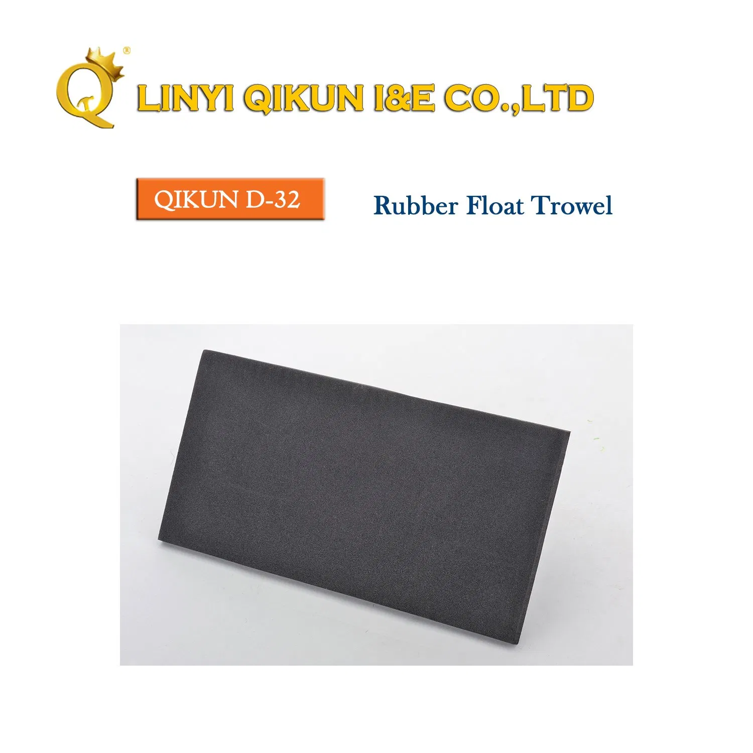 D-28 Construction Decoration Paint Hardware Hand Tools Plastic Handle Board Rubber EVA Bottom Rubber Float Trowel