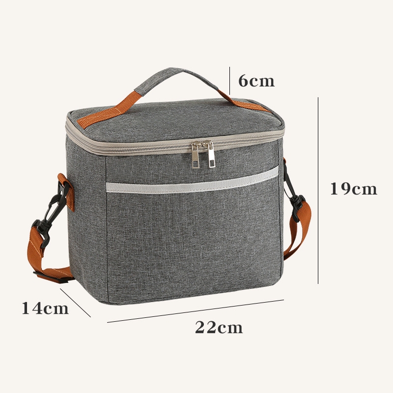 Large Leakproof Insulated Crossbody Lunch Bag with Ice Pack for Picnic Mi29643