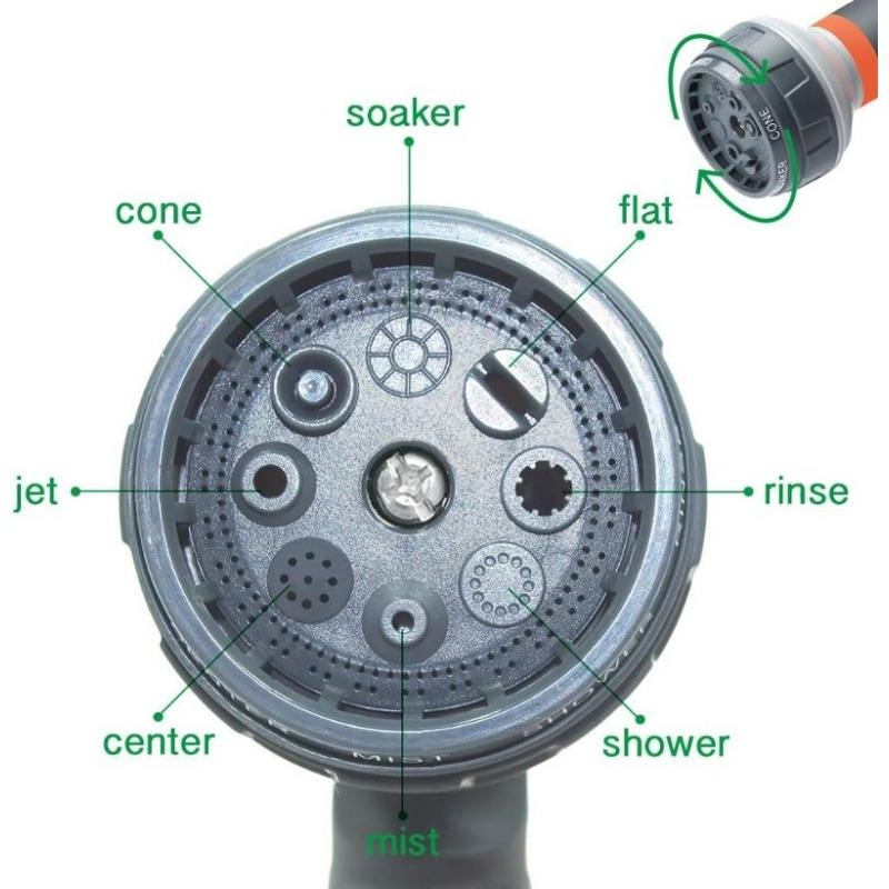 Multi-Function Plastic Nozzle Powerful Watering Tool Irrigation Equipment Garden Water Guns