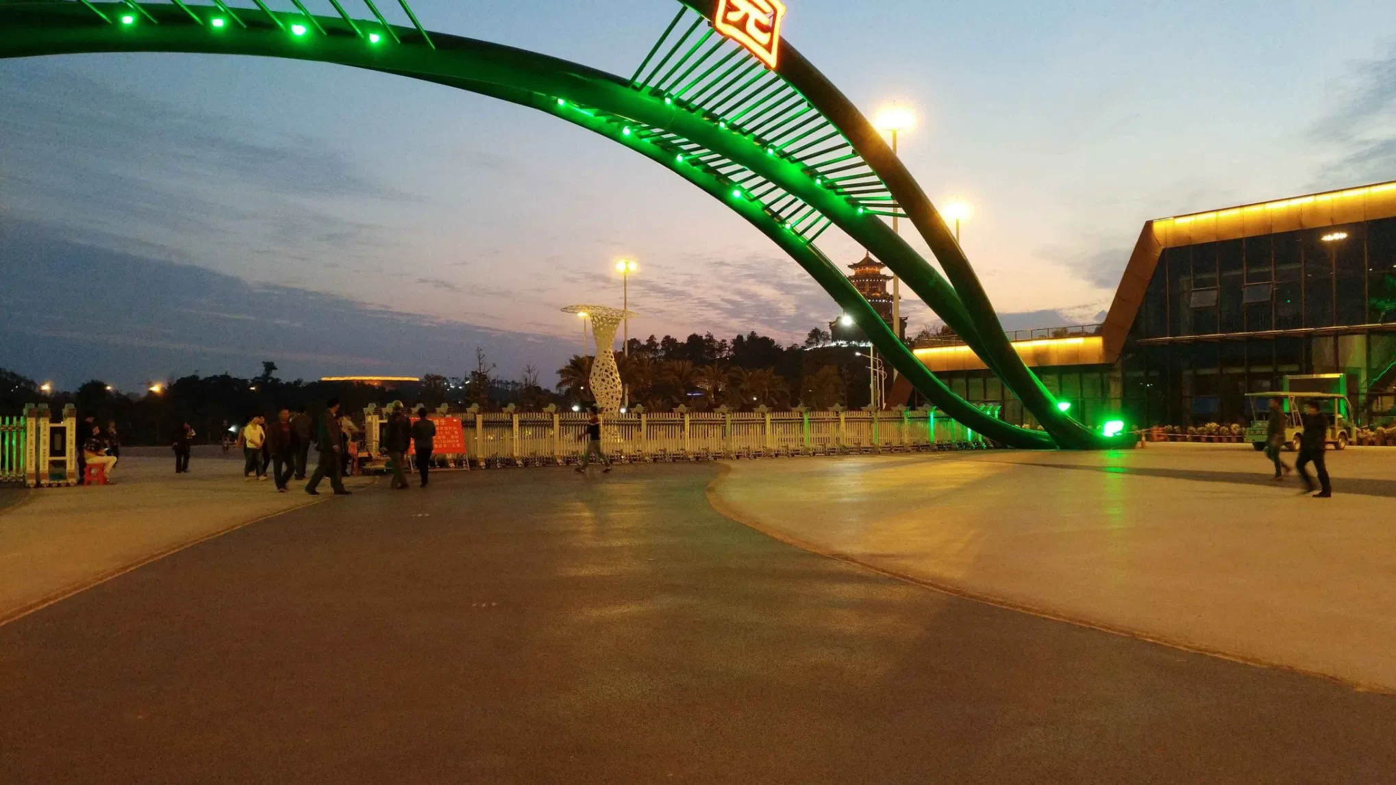 Automatic Retractable Electric Sliding Gate, Security Stainless Steel Folding Gate