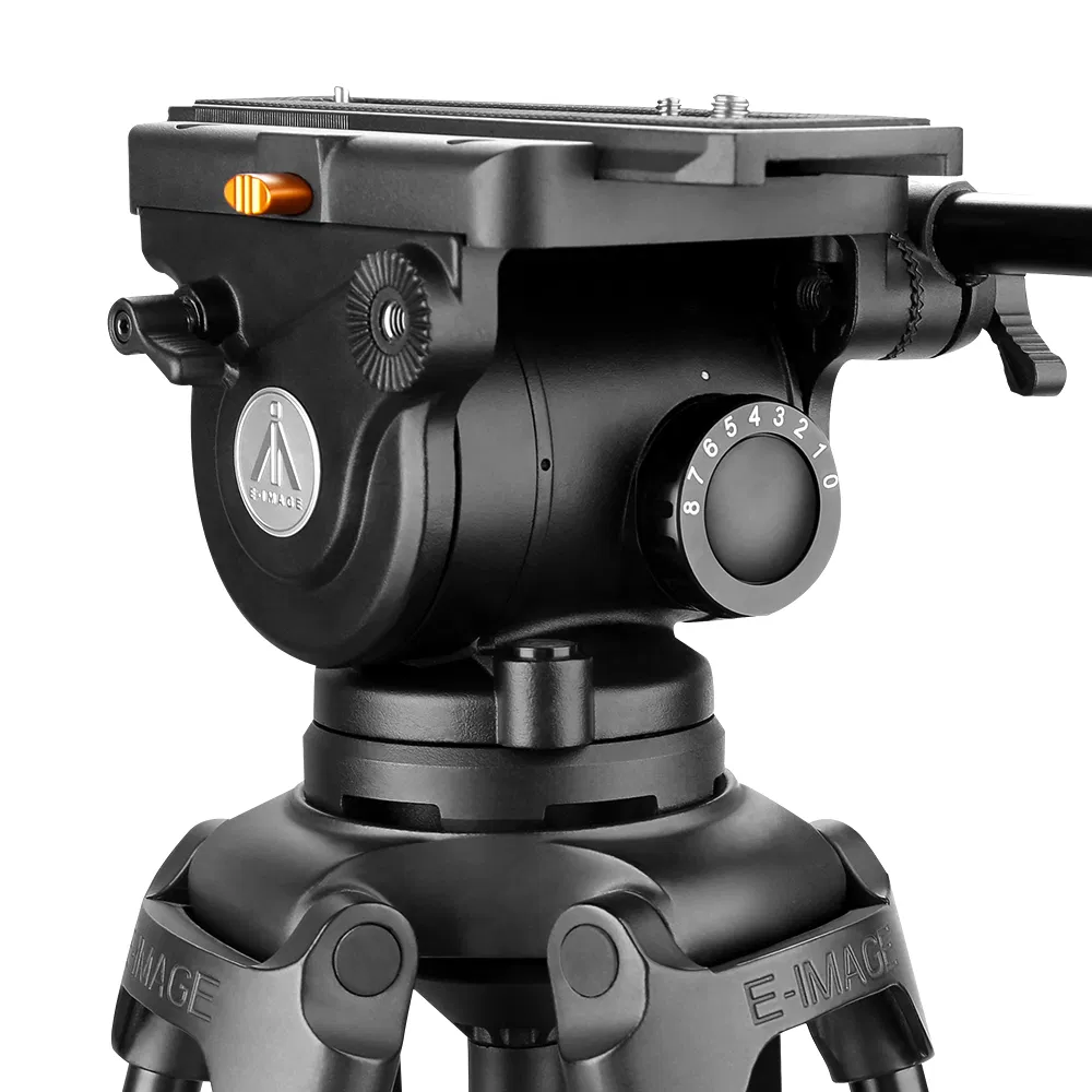 E-Image 20kg Payload 100mm Bowl Size Fluid Head for Video Tripod (GH20)