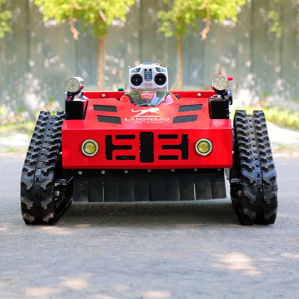 Best Selling CE EPA Remote Control Mini Lawn Mower Garden Park Slope Lawn Lawn Mower Robot High Power Remote Control Crawler Lawn Mower Wholesale for Sale