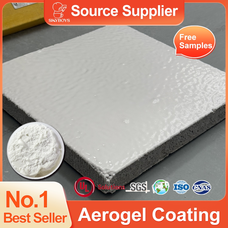 Industrial Thermal Insulation Aerogel Coating High Temperature Resistance Fireproof Aerogel Coating for Aerospace Insulation