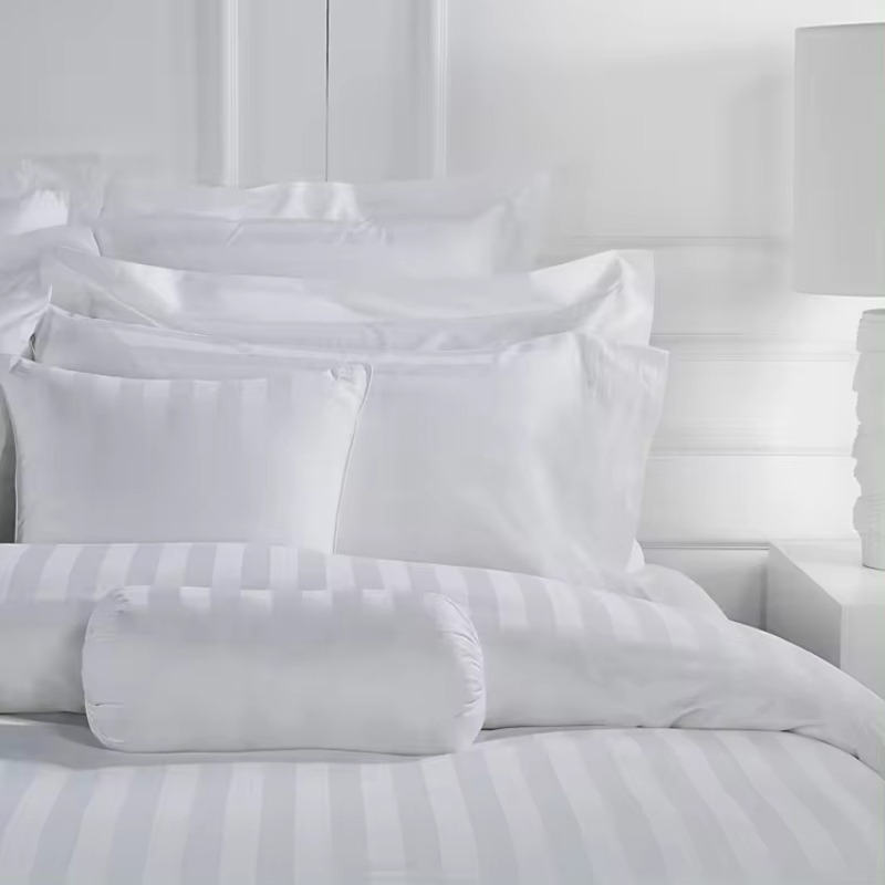 Wholesale Modernization Solid Pure Cotton 4PCS Multi-Function Duvet Cover Hotel Bedding Set