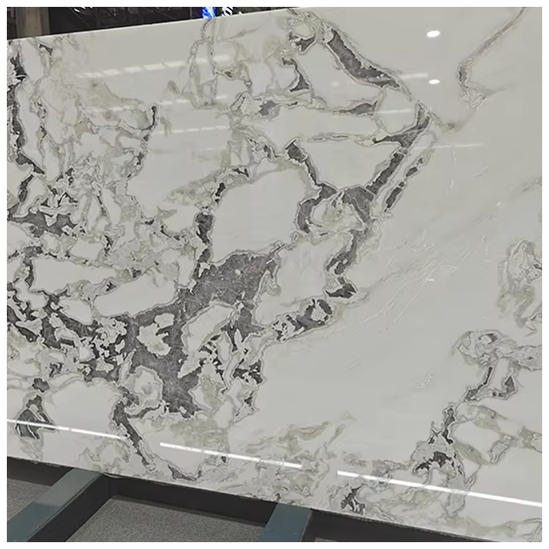 Luxury Exotic Oyster White Quartzite Polished Slabs