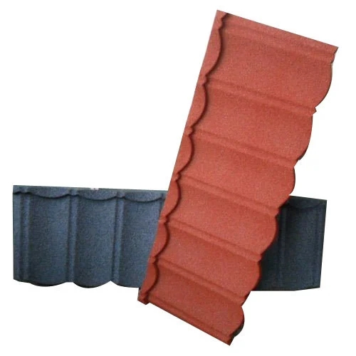Durable Lightweight Roofing Materials Stone Coated Metal Roofing Tile
