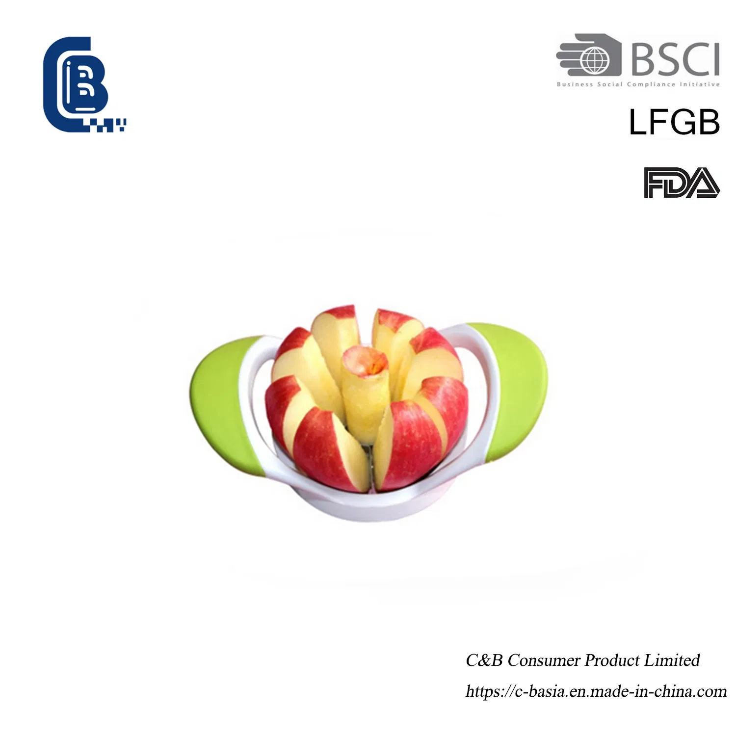 Stainless Steel Blade Apple Slicer Corer Fruit Vegetables Cutter Kitchenware Kitchen Gadgets