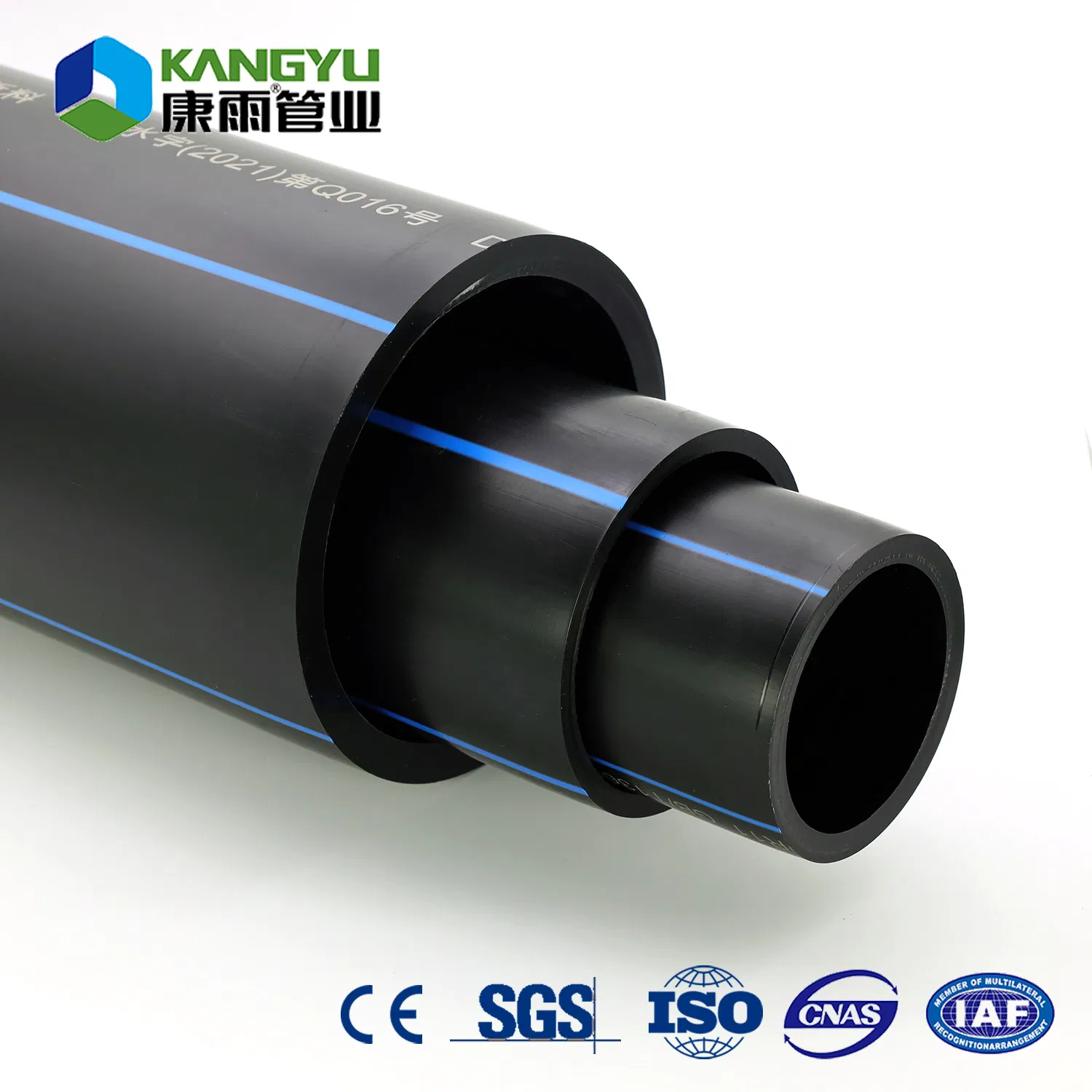 HDPE Pipe 120mm-1600mm HDPE Drainage Pipe Polyethylene HDPE PE Pipes SDR11 SDR17 SDR21