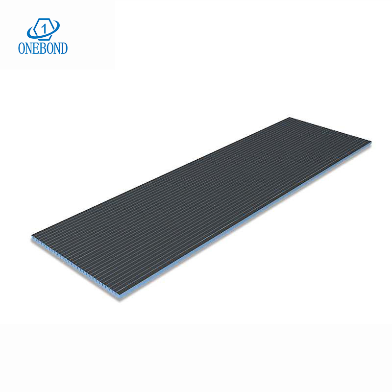 XPS Pre-Slit Curved Insulation Backer Board Extruded Polystyrene Tile Substrate Panel