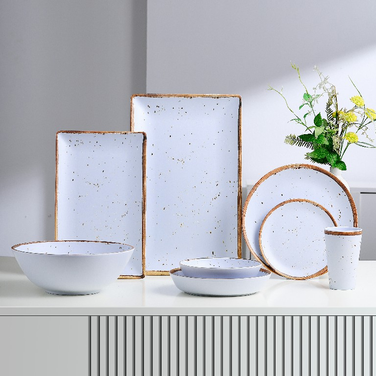 Melamine Tableware Set Reusable Ware Easy Wash Melamine Tableware Set