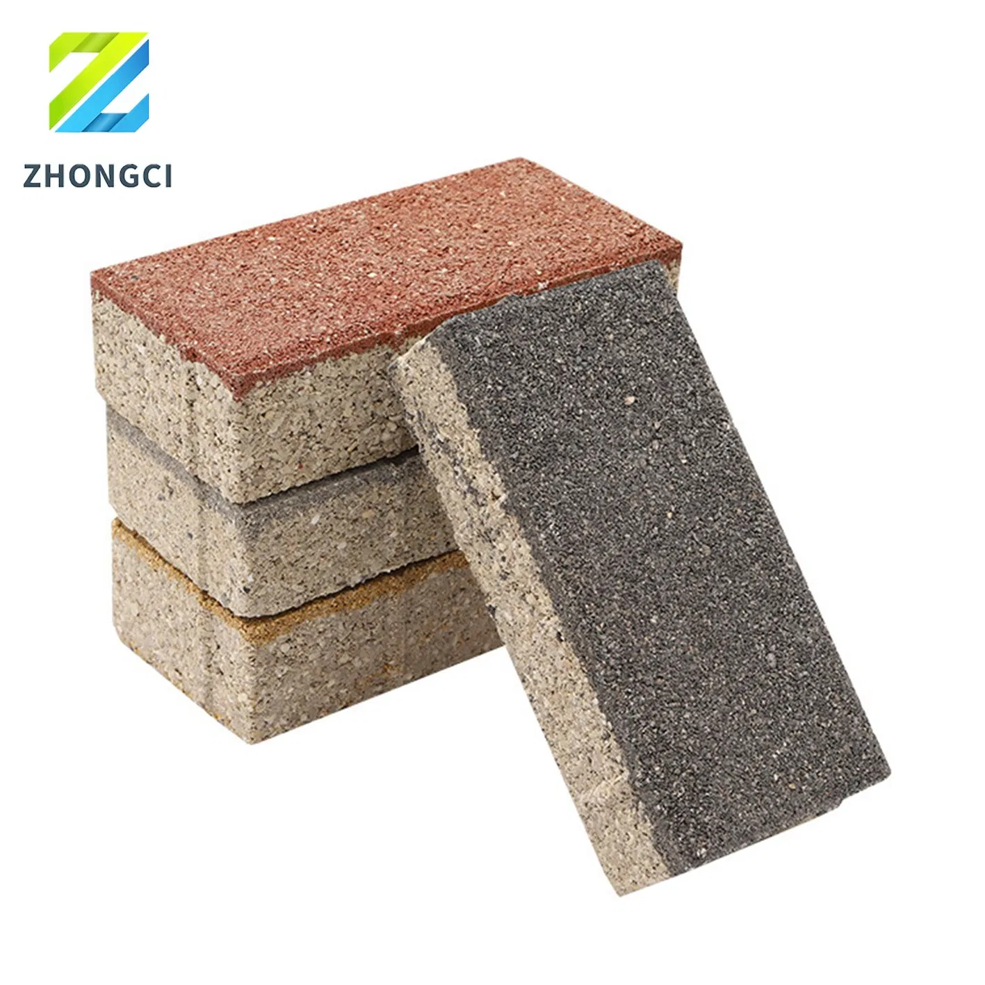 Zhongci New Building Materials Water Permeable Ceramic Paving Brick Floor Tile
