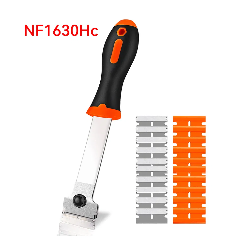 Hautine Scraper Plastic Razor Scraper with Metal Blades or Plastic Blades