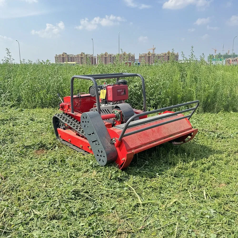 Газонокосилка самоходная бензиновая с дистанционным управлением