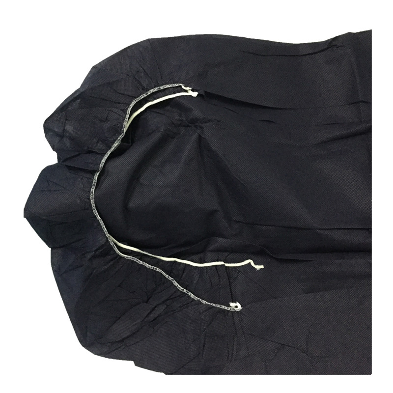 Disposable Heavy Duty Elastic Bed Cover Breathable Disposable Fitted Sheets for SPA Navy Blue Non Woven Fabric