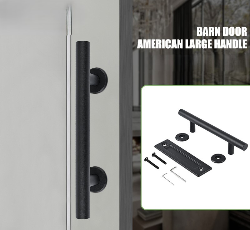 Barn Door American Handle Double-Sided Simple Wooden Home Decoration Hardware
