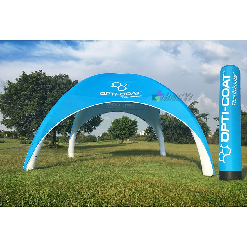 custom printed large waterproof X tube air-inflation inflatable tents for event
