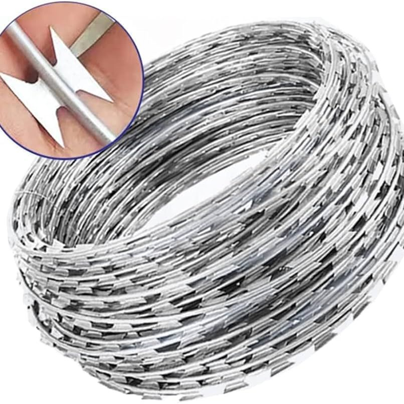 Durable Galvanized Razor Wire for Enhanced Perimeter Security