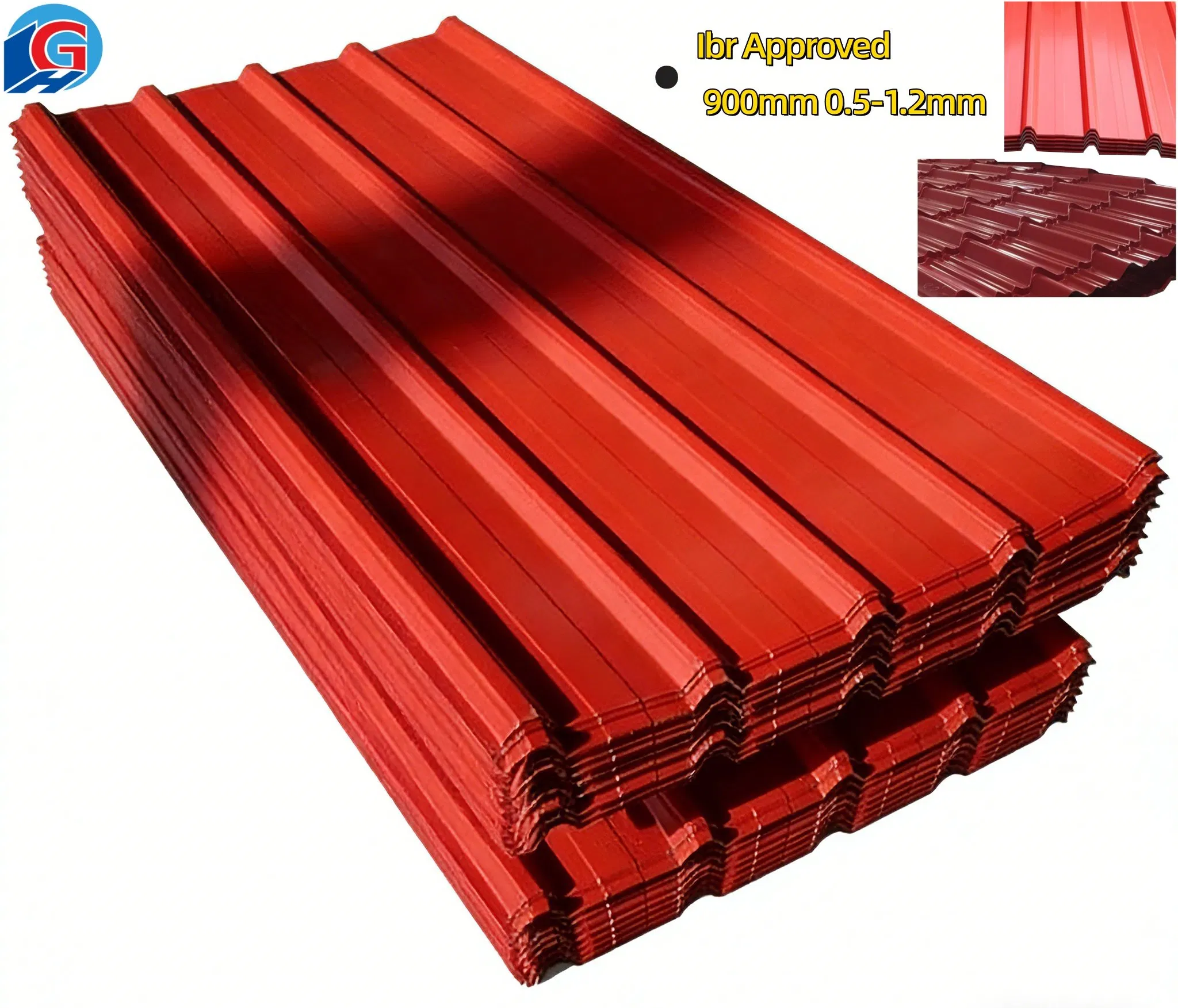 Ibr Approved Color Steel Trapezoidal Sheet 900mm 0.5-1.2mm