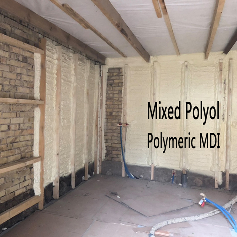 Home Wall Insulation Use Polyurethane Raw Material Isocyanate Mdi Polyol Cold Storage Polyurethane PU Foam