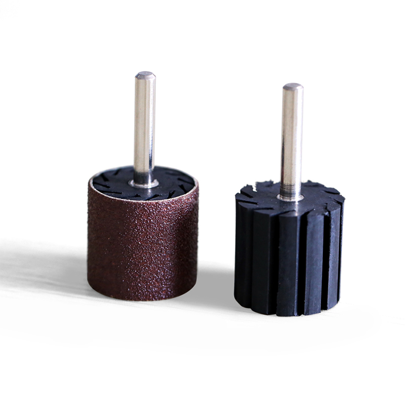 Резиновые оправки для абразивных лент, вал 6 мм